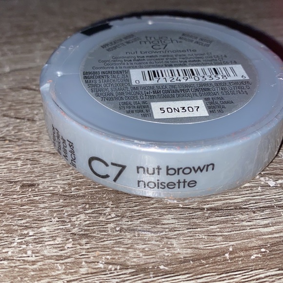 Loreal True Match Super Blendable pressed Powder 0.33 oz C7 Nut Brown new sealed - Picture 4 of 4